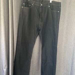 Levi's Black Straight Jeans Timeless Fit